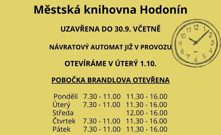 Ve všech prostorách hlavní budovy knihovny probíhá rozsáhlá rekonstrukce. Z tohoto důvodu bude hlavní budova zcela uzavřena do 30. září 2024 včetně.